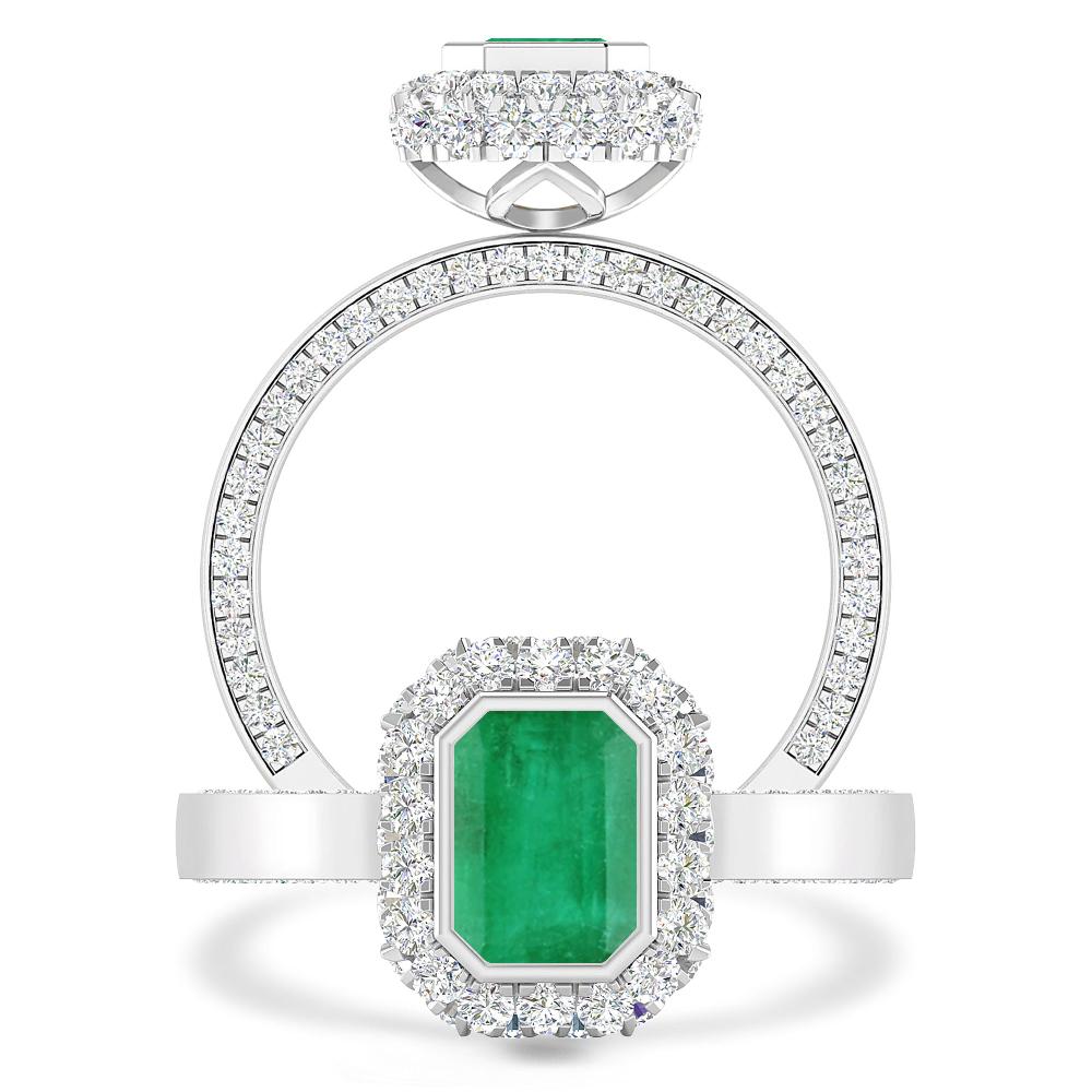 White Gold - Emerald