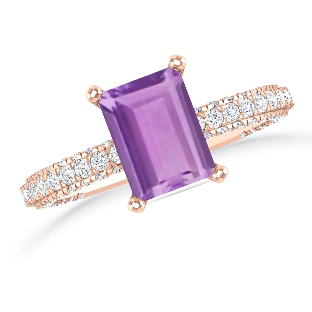Rose Gold - Amethyst
