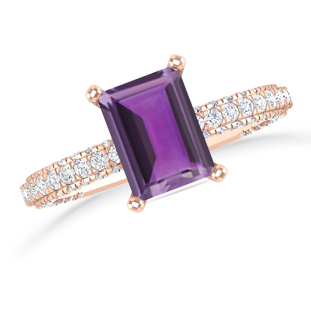Rose Gold - Amethyst