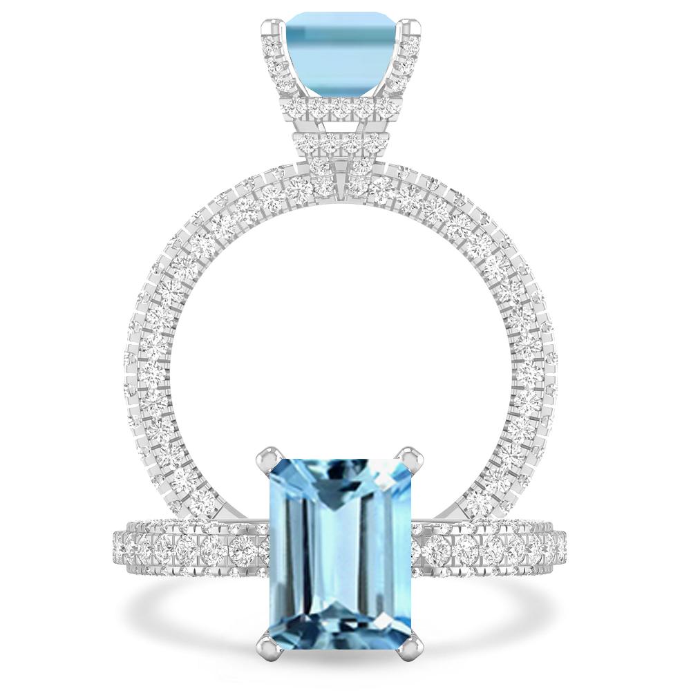 White Gold - Aquamarine