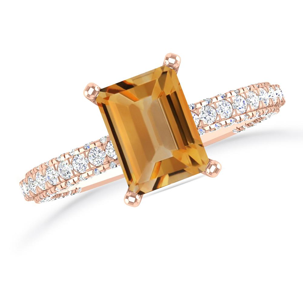 Rose Gold - Citrine