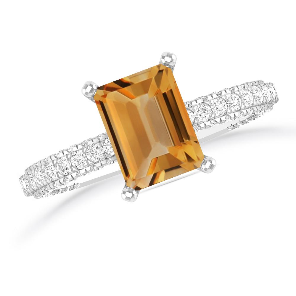 White Gold - Citrine