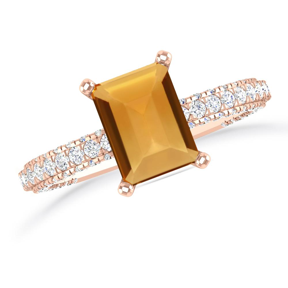 Rose Gold - Citrine