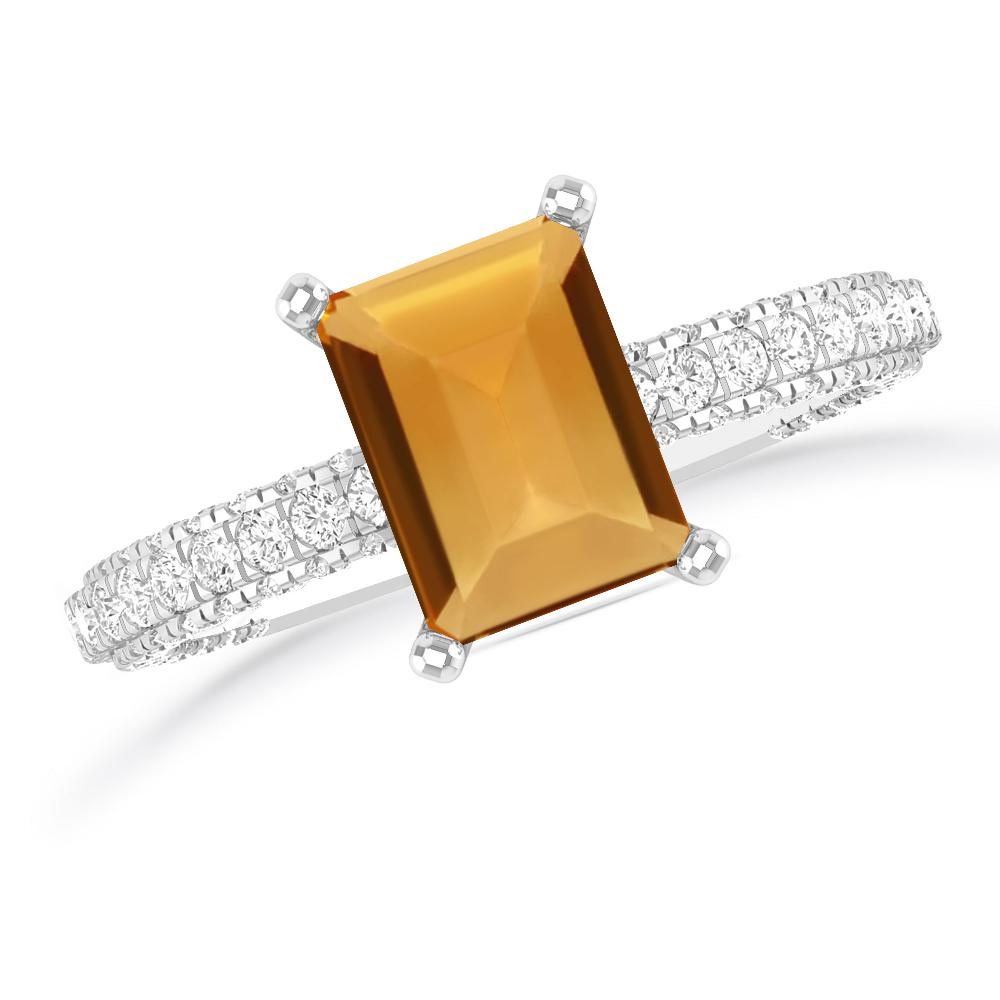 White Gold - Citrine