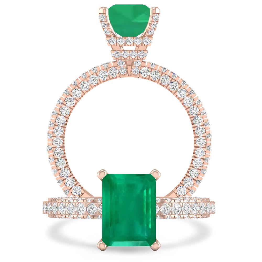 Rose Gold - Emerald