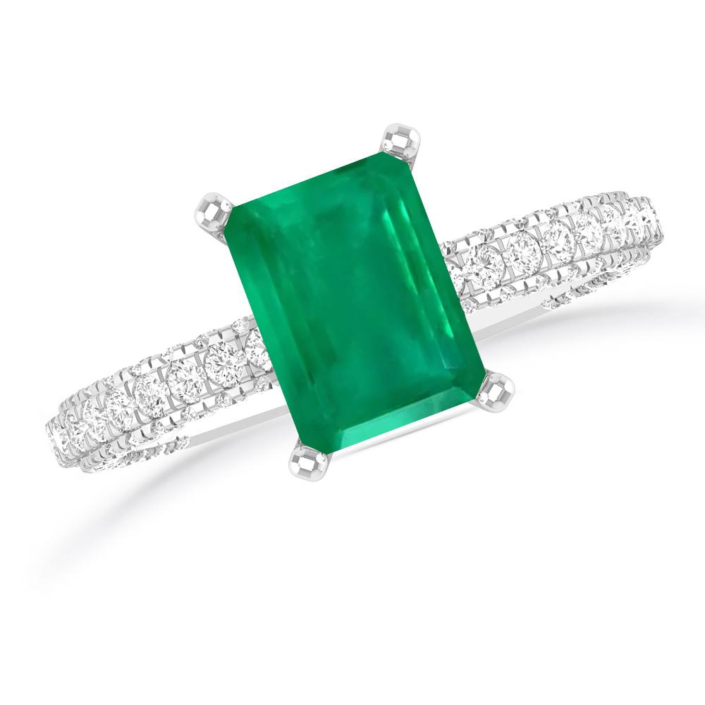 White Gold - Emerald