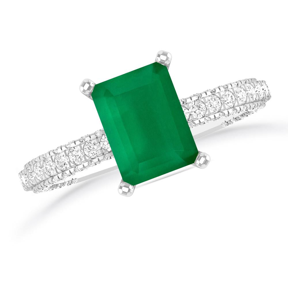 White Gold - Emerald