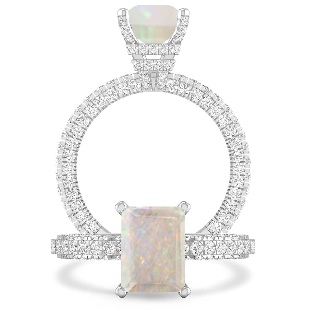 White Gold - Opal