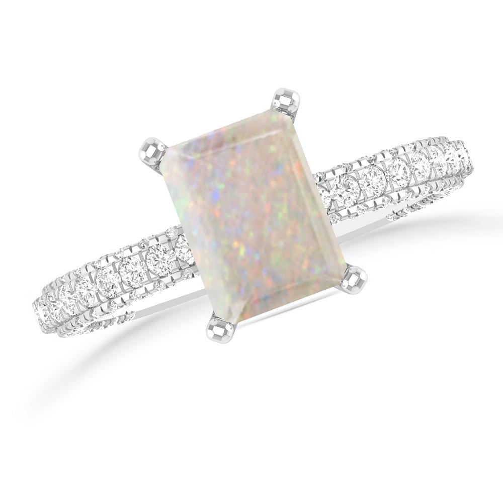 White Gold - Opal