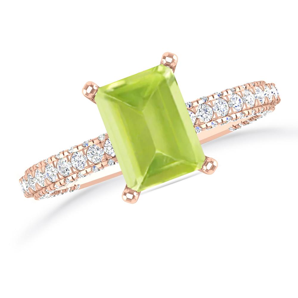 Rose Gold - Peridot