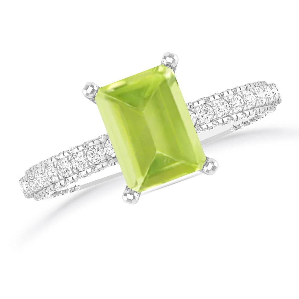 White Gold - Peridot