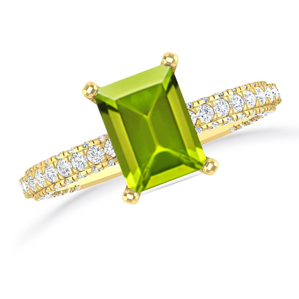 Yellow Gold - Peridot
