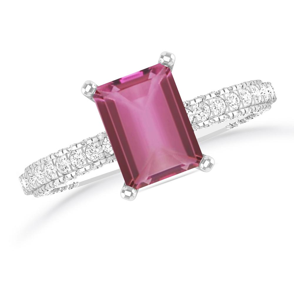 White Gold - Pink Tourmaline