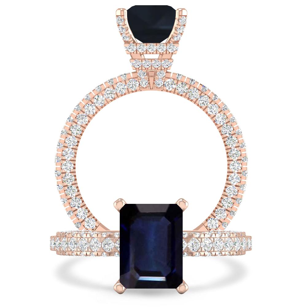 Rose Gold - Sapphire