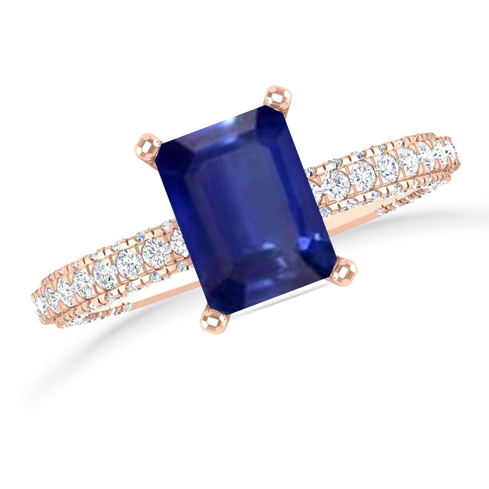 Rose Gold - Sapphire