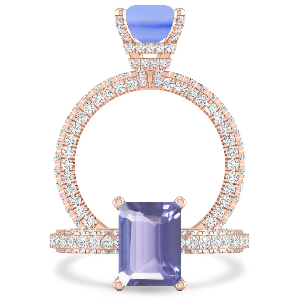 Rose Gold - Tanzanite