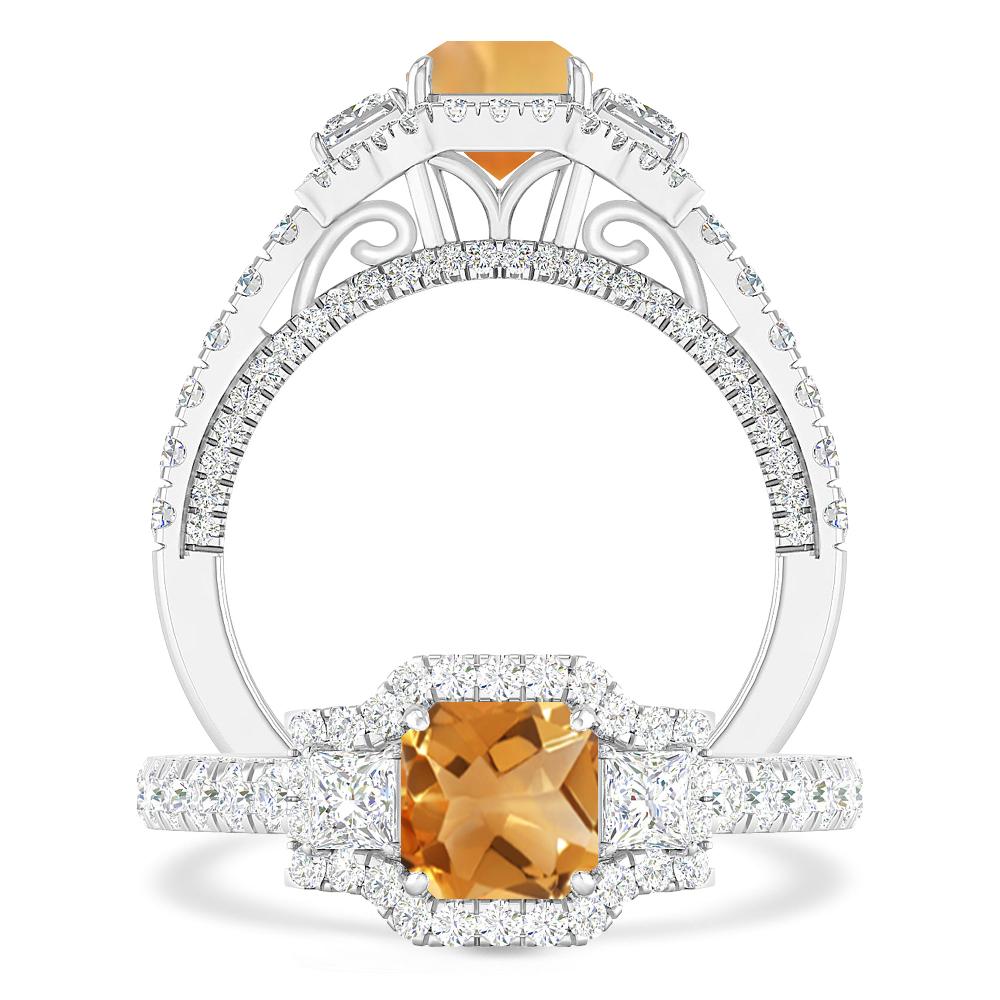 White Gold - Citrine