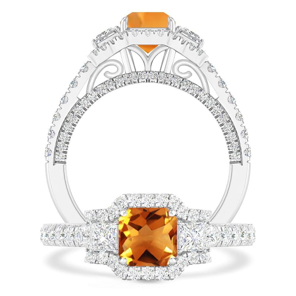 White Gold - Citrine