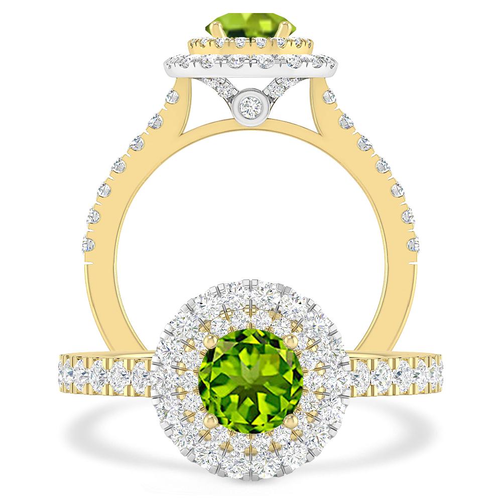 Yellow Gold - Peridot