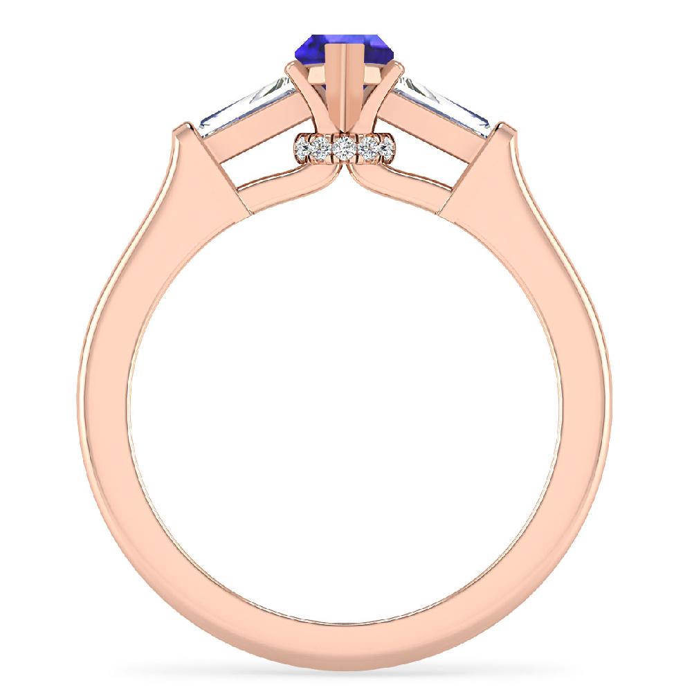 Rose Gold - Tanzanite