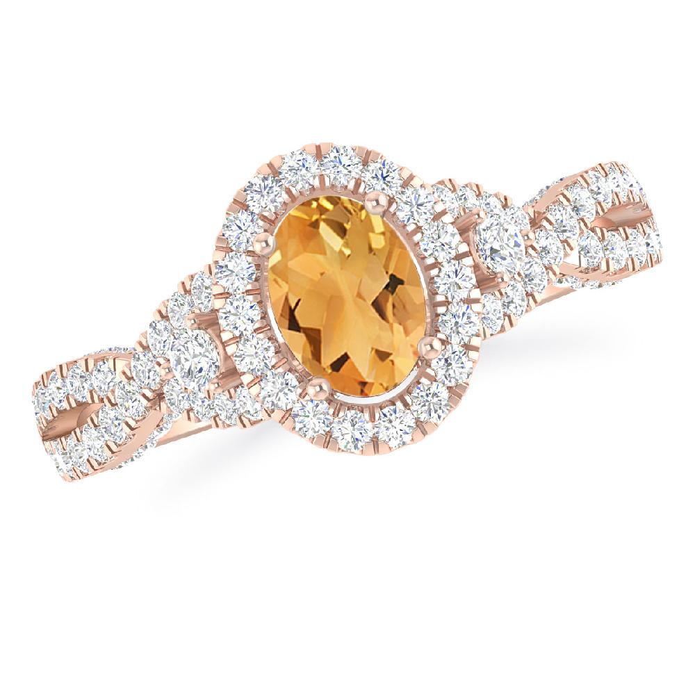 Rose Gold - Citrine
