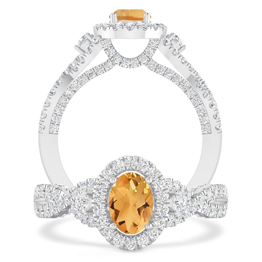 White Gold - Citrine