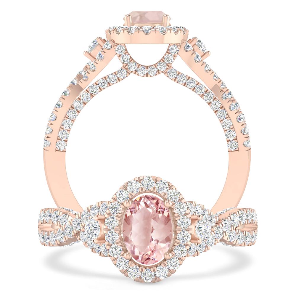 Rose Gold - Morganite
