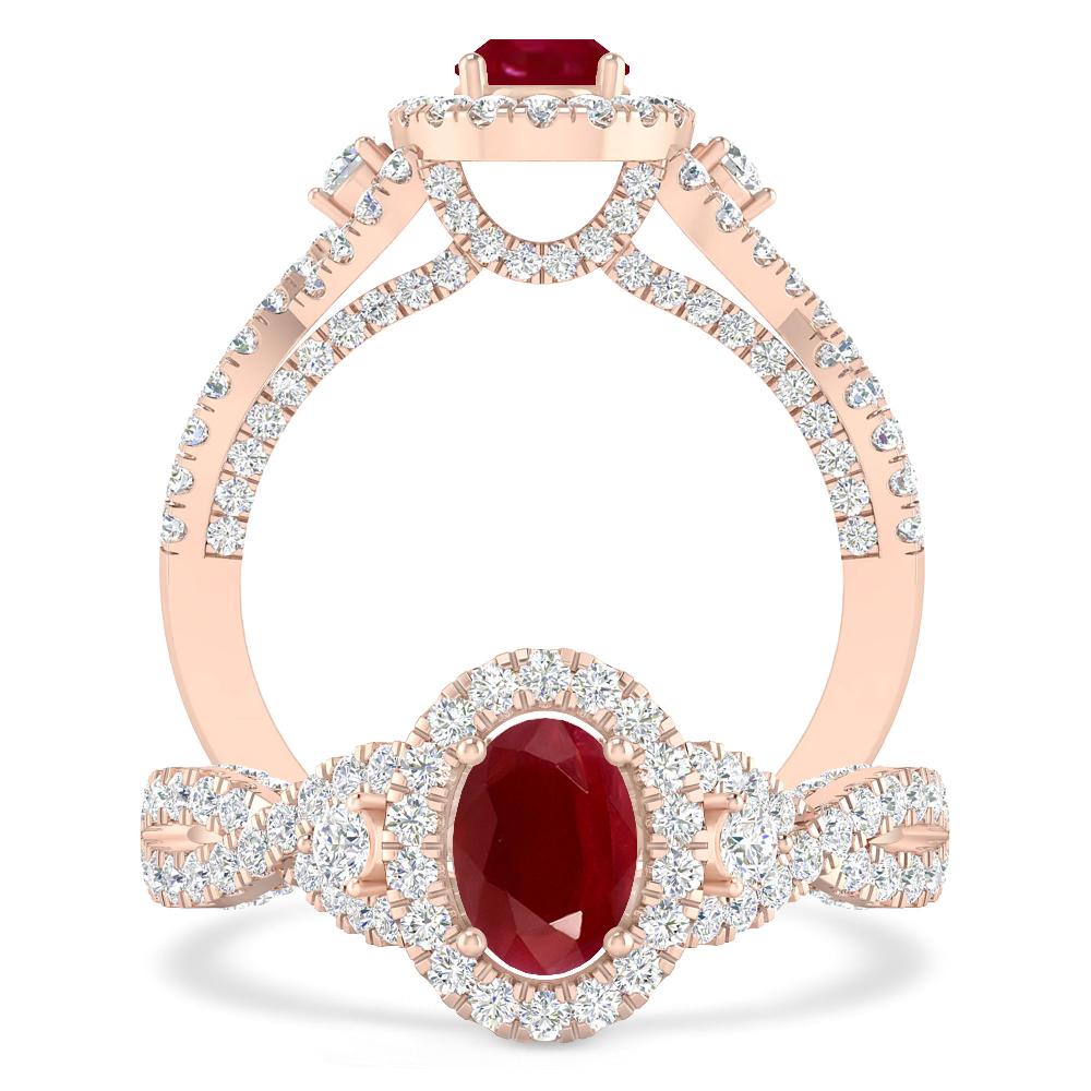 Rose Gold - Ruby