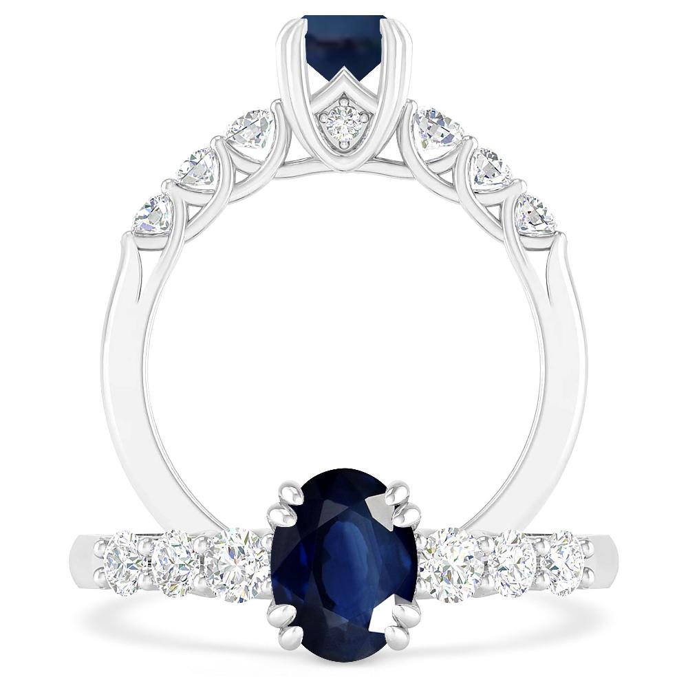 White Gold - Sapphire