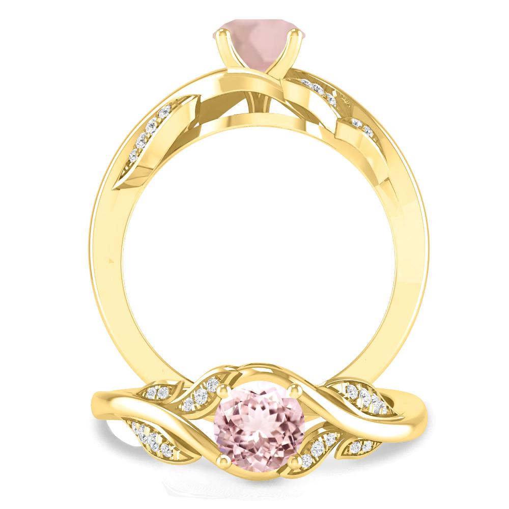Yellow Gold - Morganite