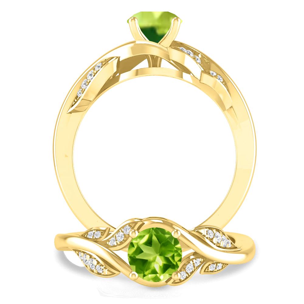 Yellow Gold - Peridot