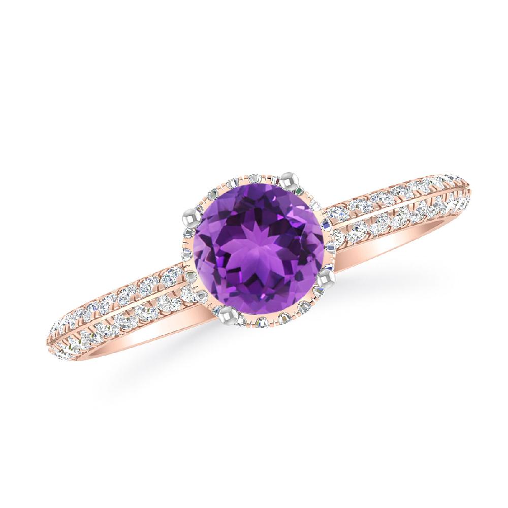 Rose Gold - Amethyst