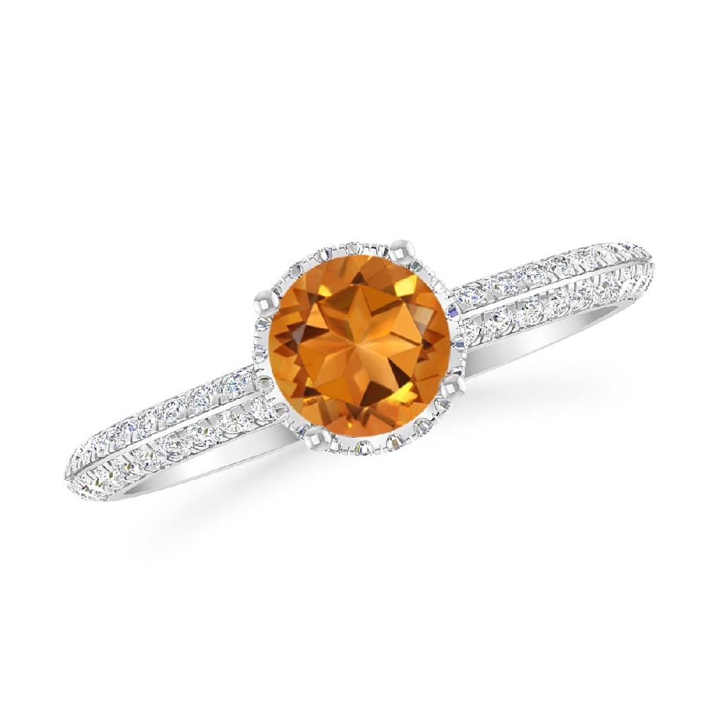 White Gold - Citrine