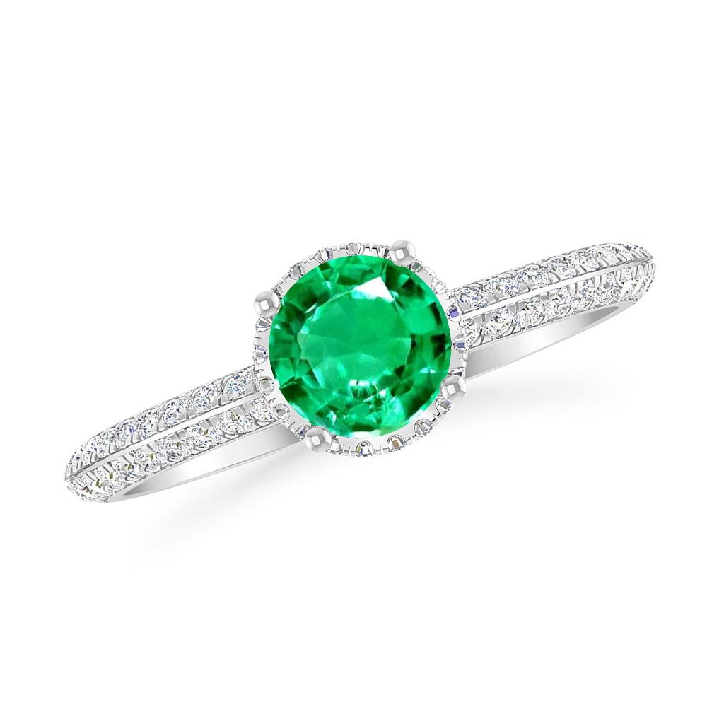 White Gold - Emerald