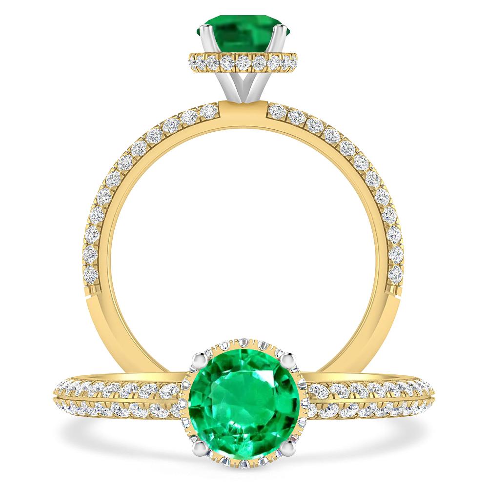 Yellow Gold - Emerald