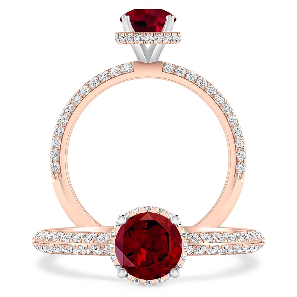 Rose Gold - Garnet