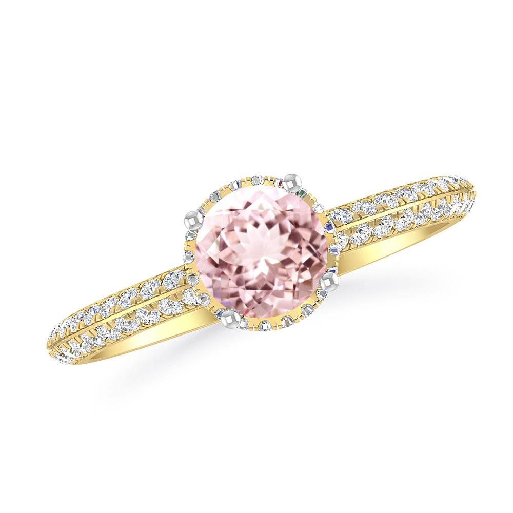 Yellow Gold - Morganite