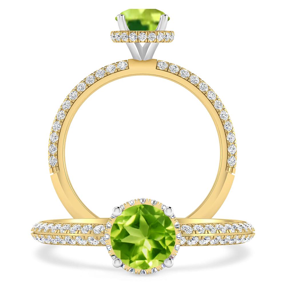 Yellow Gold - Peridot
