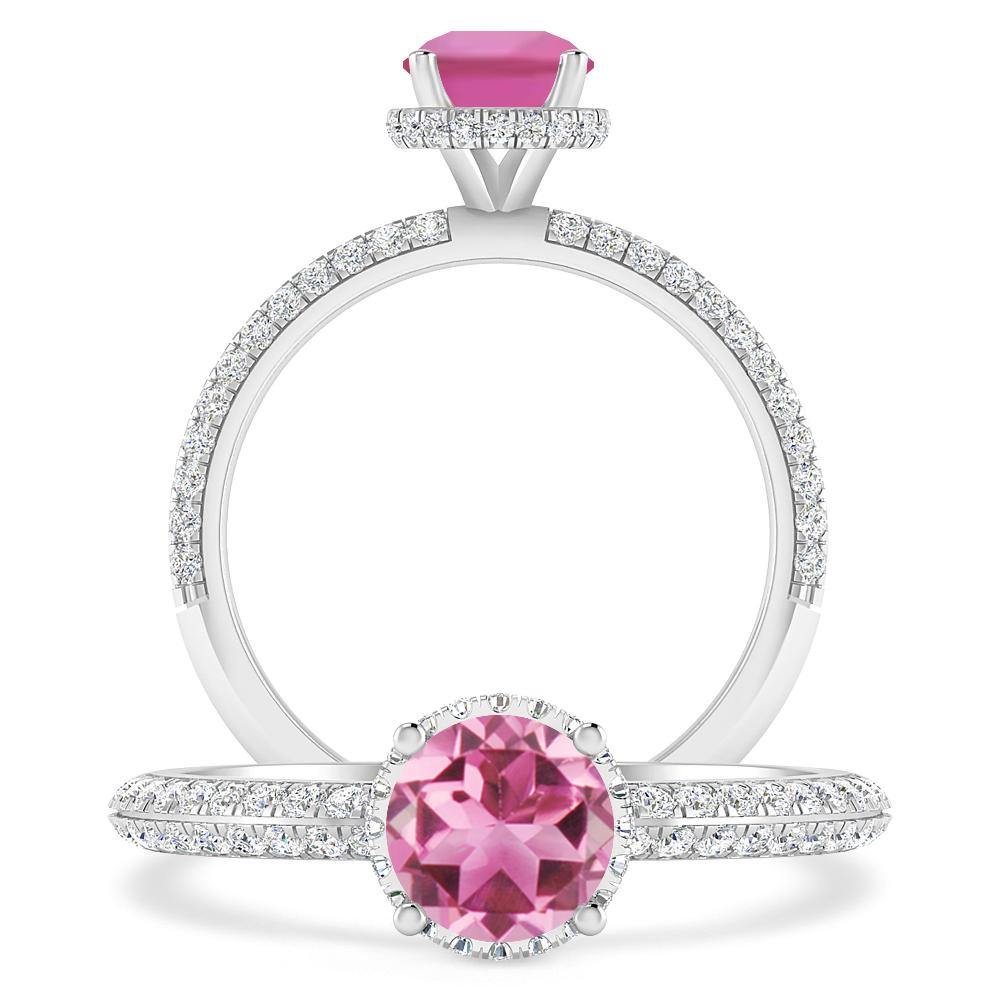 White Gold - Pink Tourmaline