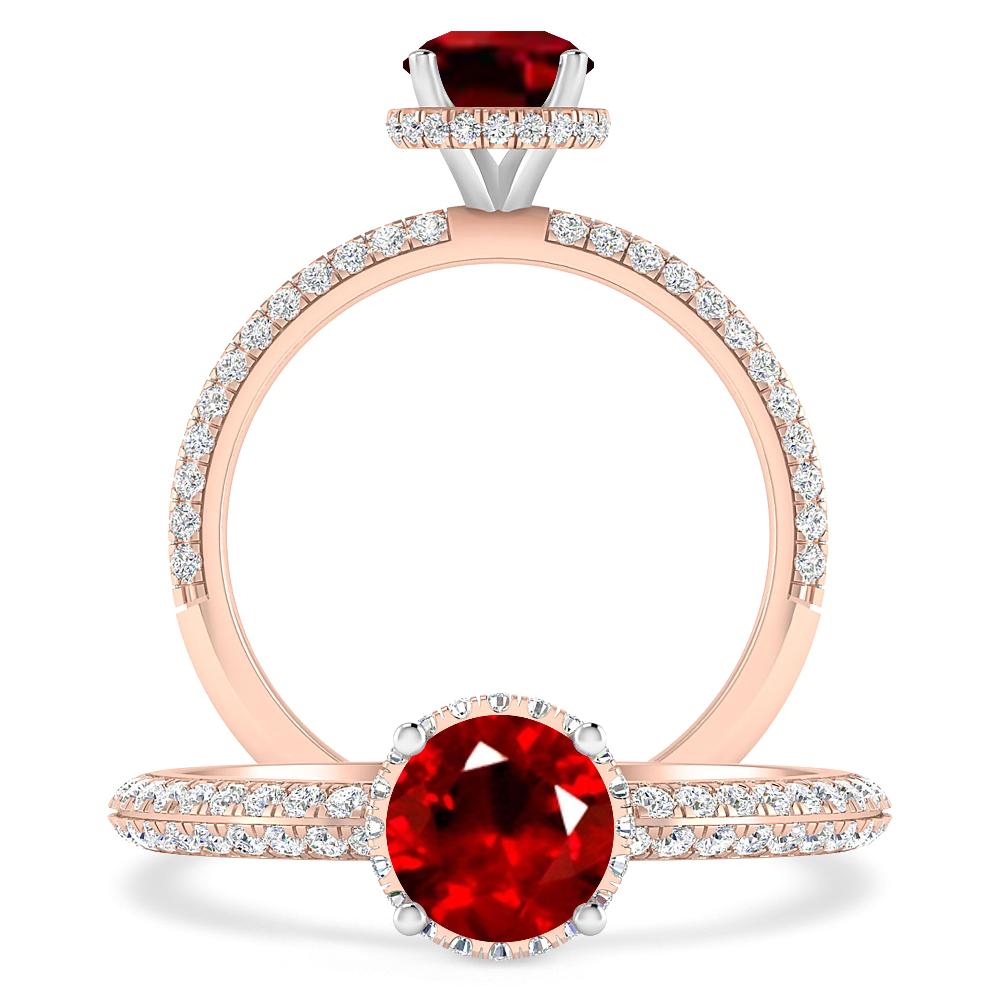Rose Gold - Ruby