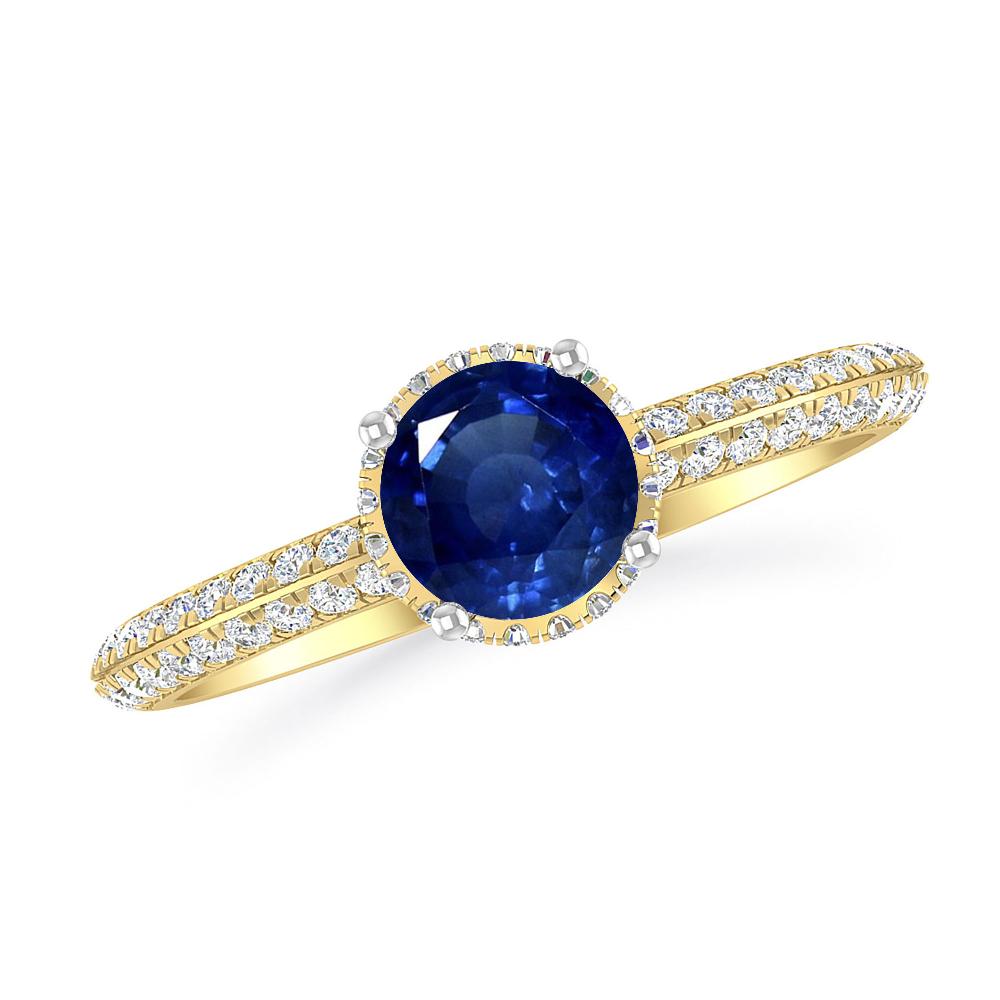 Yellow Gold - Sapphire