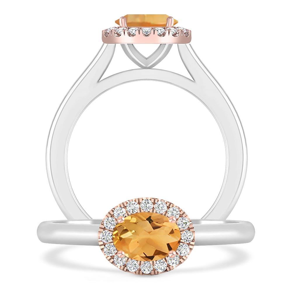 White Gold - Citrine