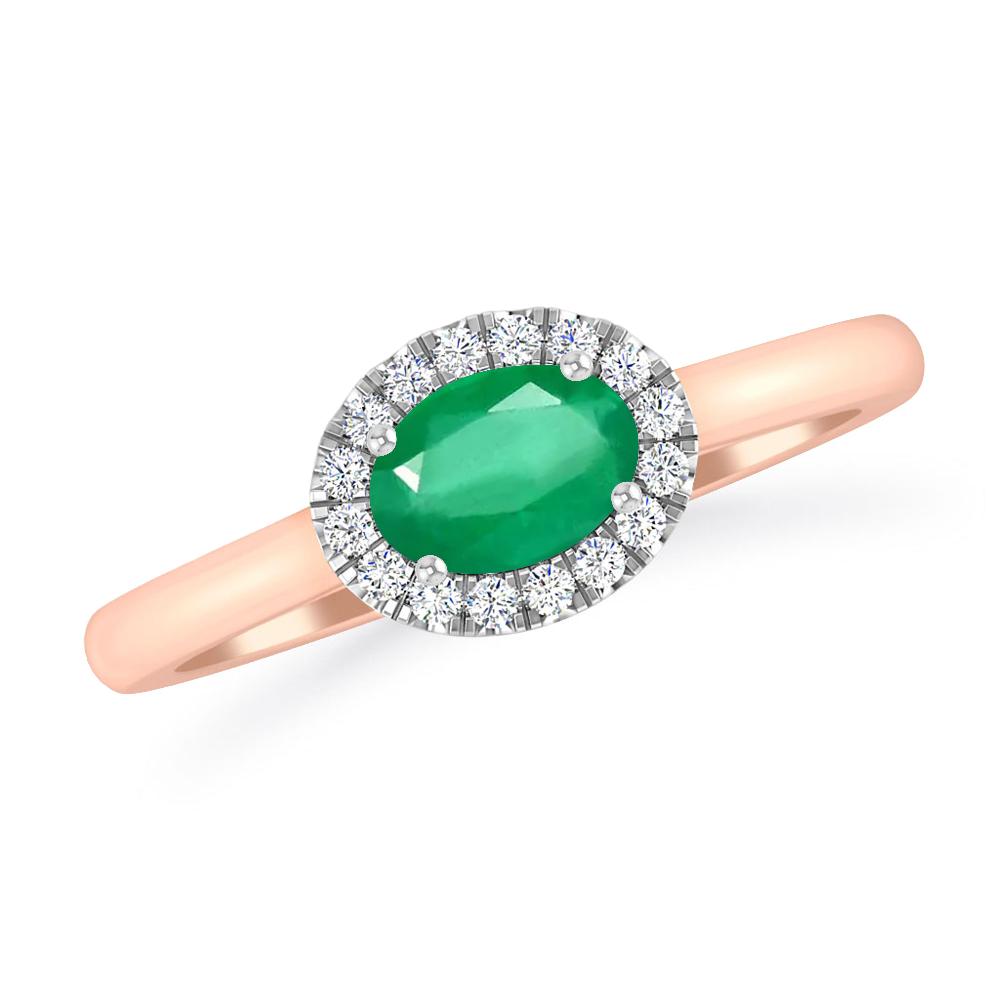 Rose Gold - Emerald