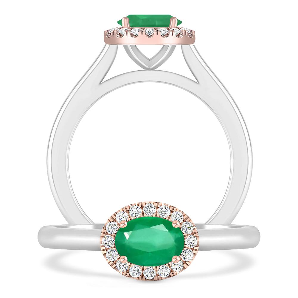 White Gold - Emerald
