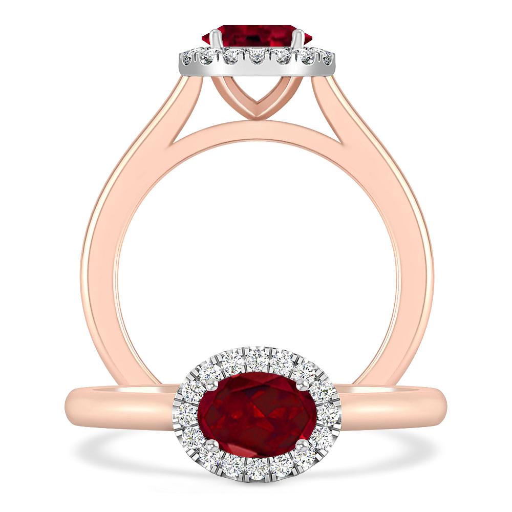 Rose Gold - Garnet