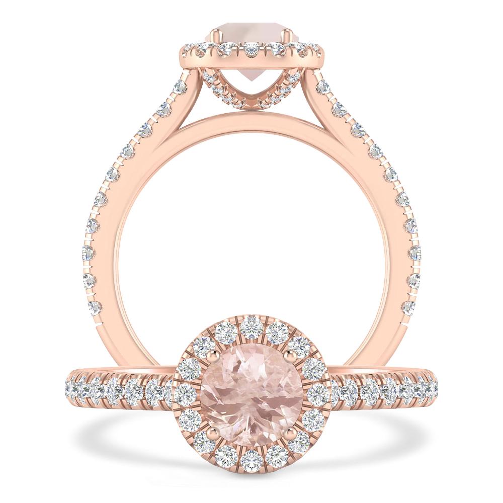 Rose Gold - Morganite