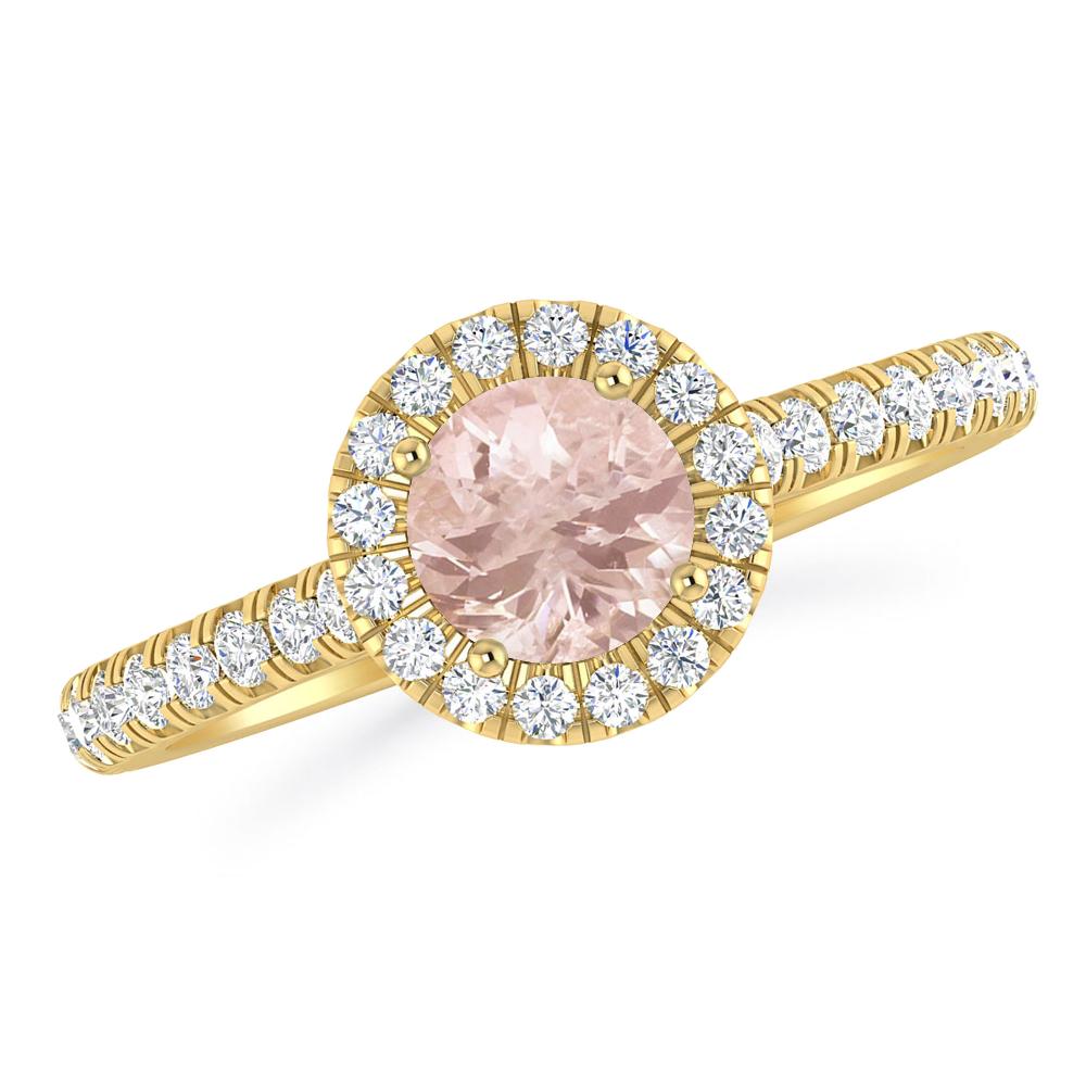 Yellow Gold - Morganite