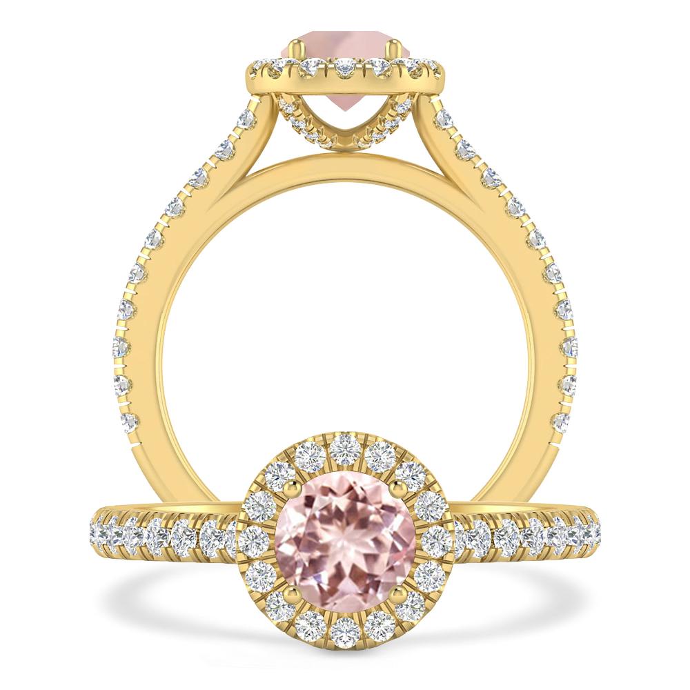 Yellow Gold - Morganite