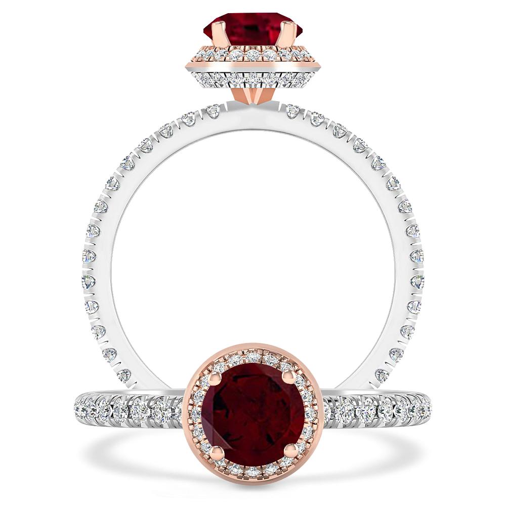White Gold - Garnet