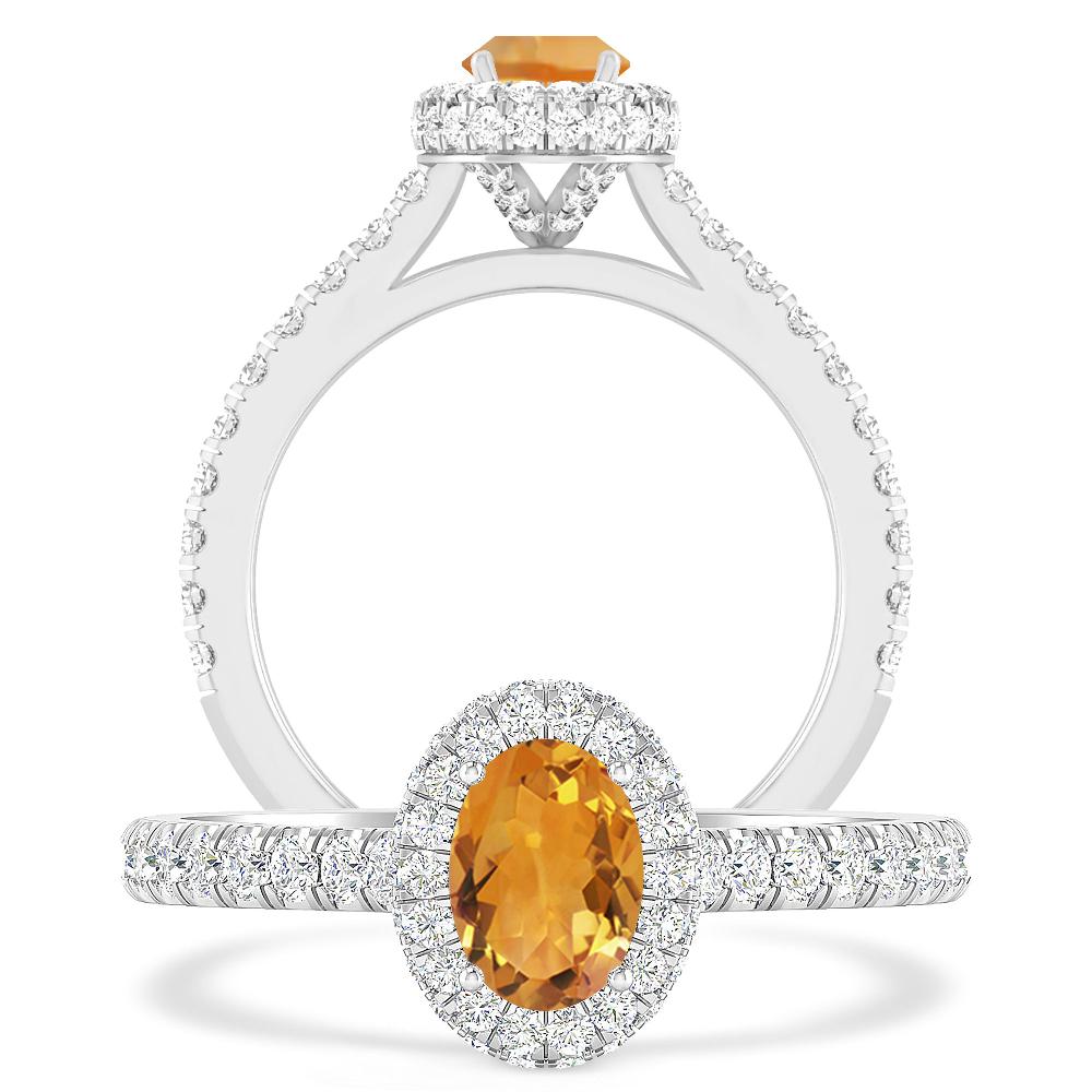 White Gold - Citrine